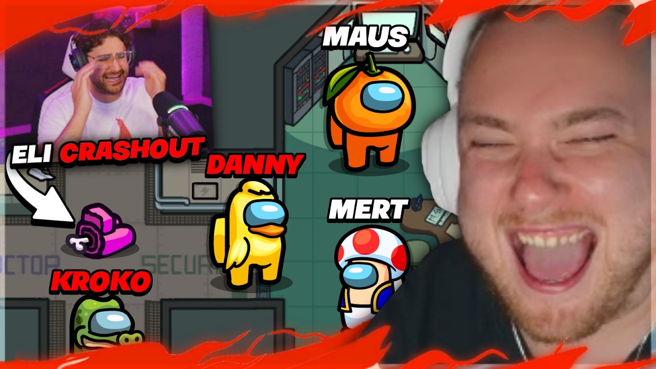 DAS MÜSST IHR SEHEN! 🤣 Among Us mit Eli, Mert, Kroko, Coach, Jussef, Maus & Co. 🔥 | SolutionPlayz background