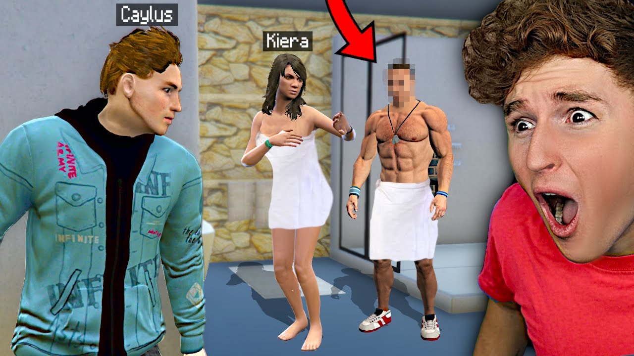 Staying OVERNIGHT In GIRLFRIENDS *NEW* Mansion In GTA 5 RP..
