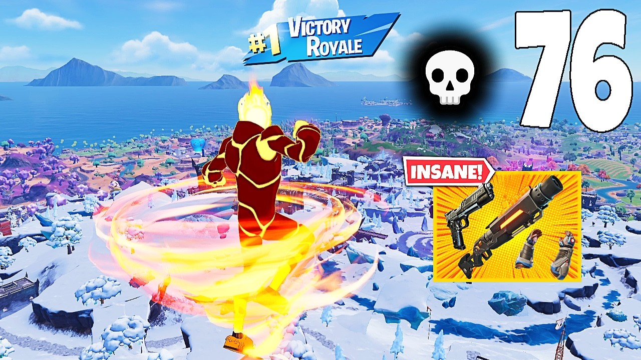 76 Elimination Solo Vs Squads/squads "Zero Build" Gameplay Wins (NEW Fortnite Chapter 7 Season 2 PC) background