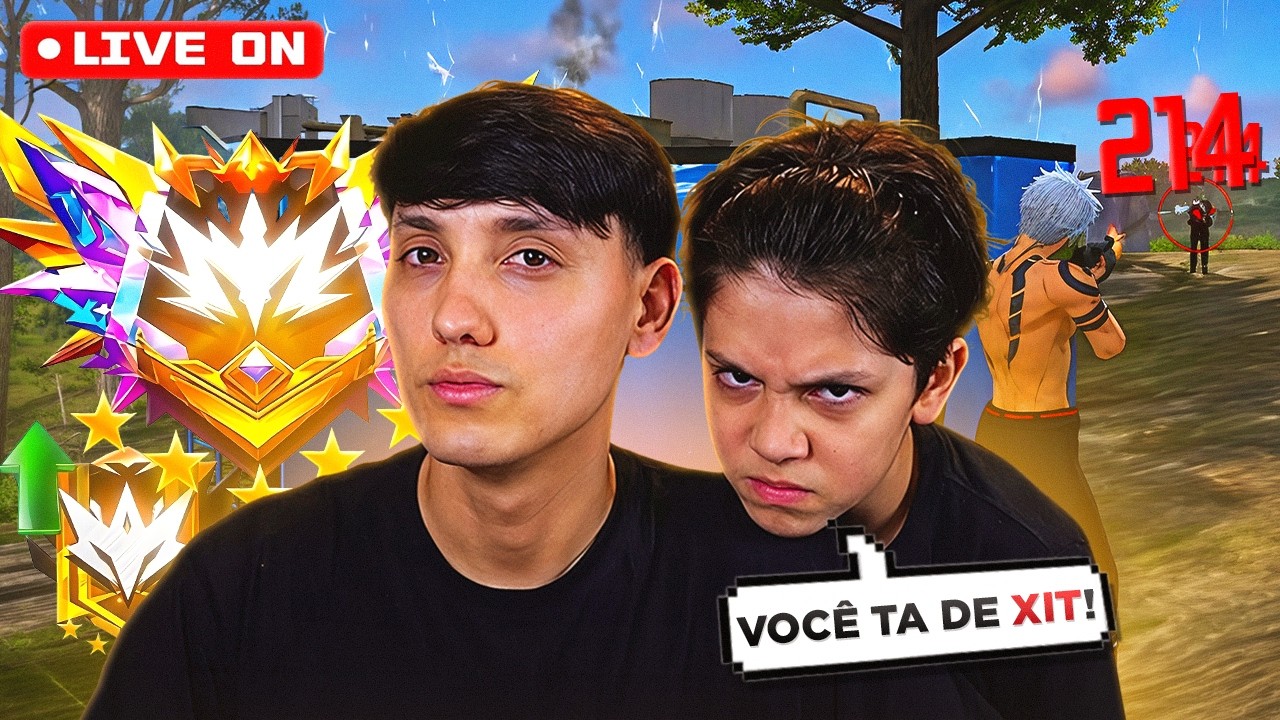 🔴 LIVE! - JOGANDO RANKEADA NA NOVA ATT - HOJE CHEGO NOS 80 MIL PONTOS 🔥FREE FIRE AO VIVO ONEXT 👻 background