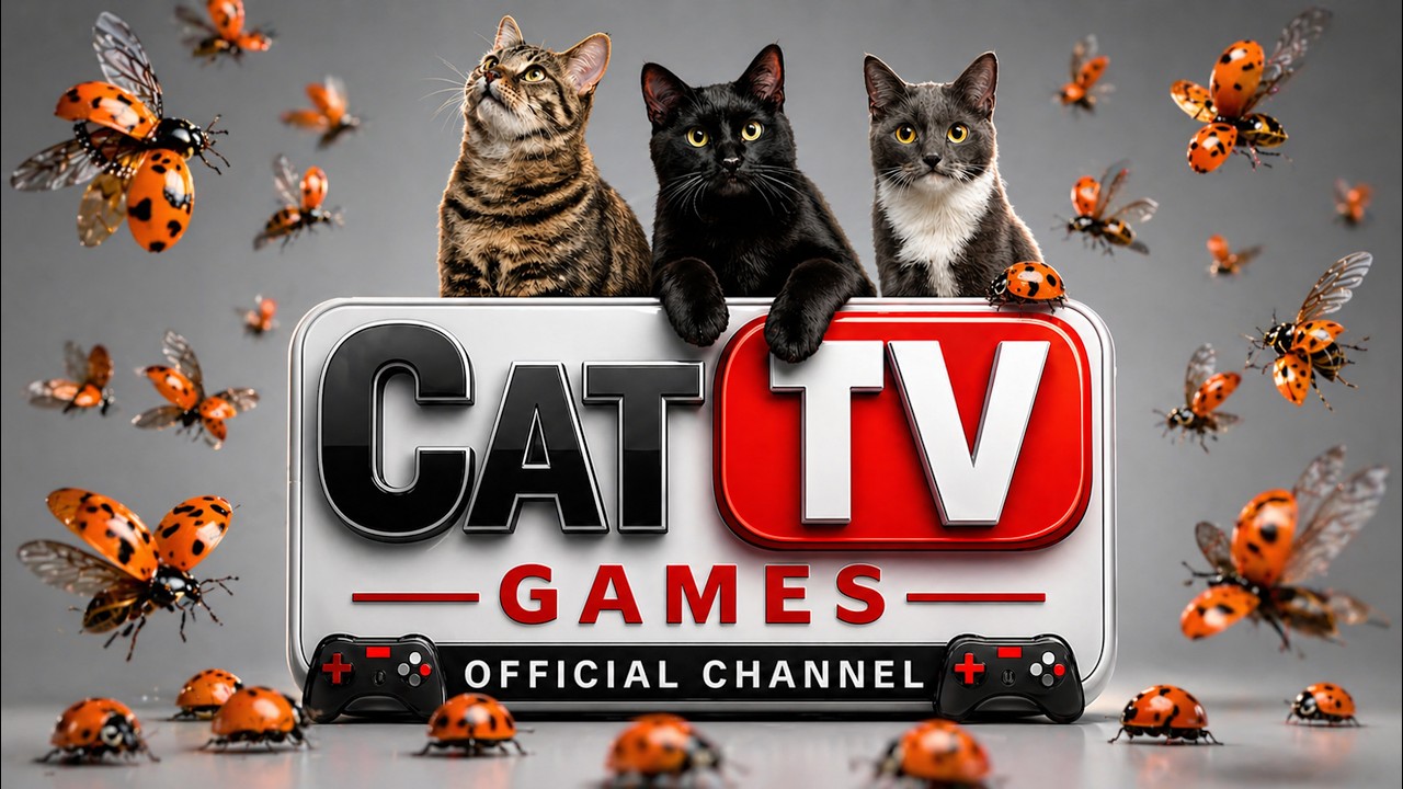 CAT GAMES ๐พ3D Game for Cats | Video for Cats โ Ultimate CAT TV #1๐ป | Games For Cats