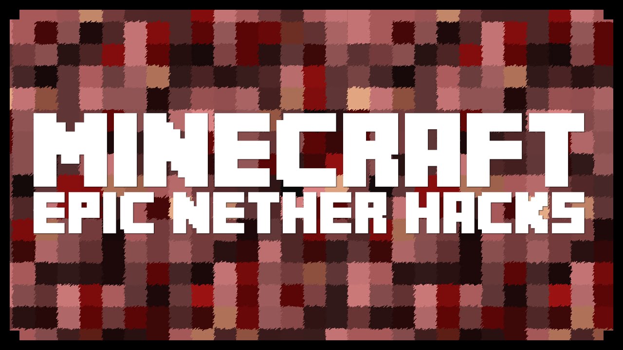 Minecraft: EPIC NETHER LIFE HACKS! (Minecraft Tips/Tricks) | iJevin background