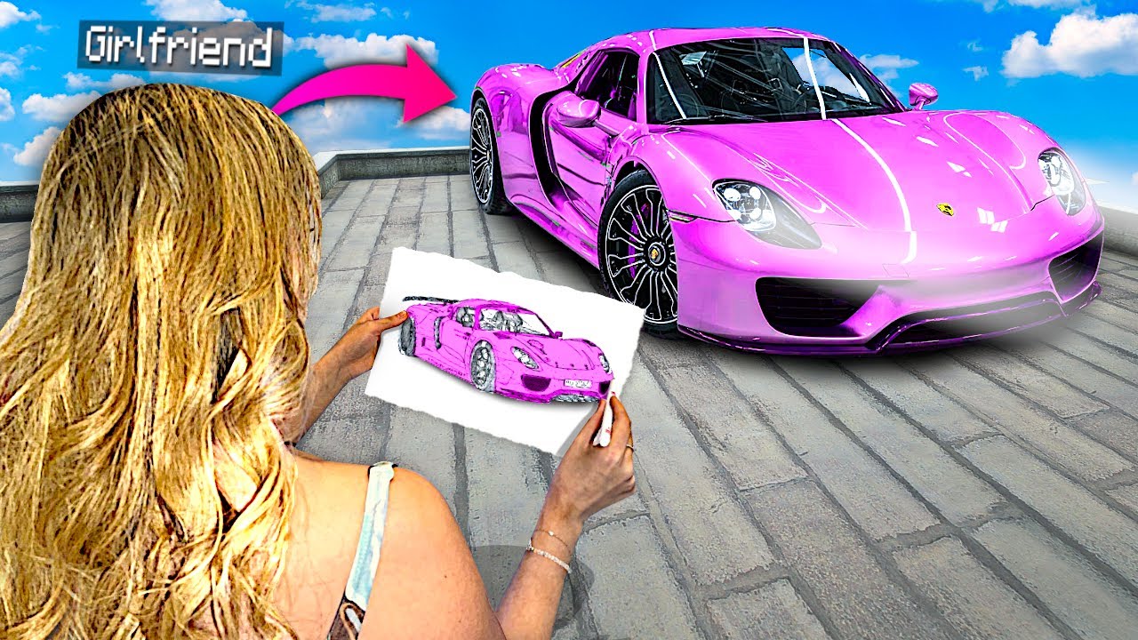 GTA 5 But Whatever My Girlfriend Draws, Comes To Life! background