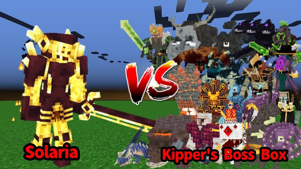 Solaria vs Kipper's Boss Box | Minecraft Mob Battle