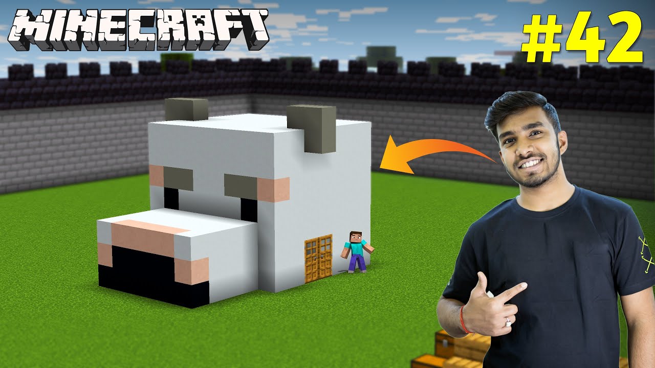 FINALLY I MADE HOUSE FOR MY POLAR BEAR | MINECRAFT GAMEPLAY #42 background