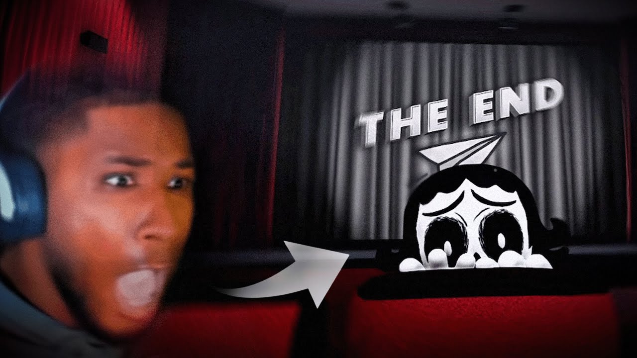 TRAPPED INSIDE A HAUNTED MOVIE THEATER BUT IN ORDER TO LEAVE WE HAVE TO... background