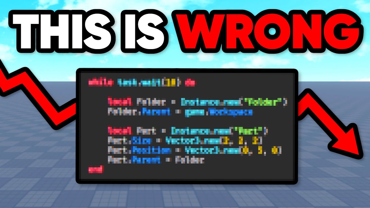 5 MISTAKES Beginner Roblox SCRIPTERS make... background