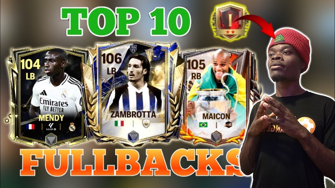 Top 10 Fullbacks(LB/RB) for H2H after TOTY update! || Top 50 h2h player - FC MOBILE