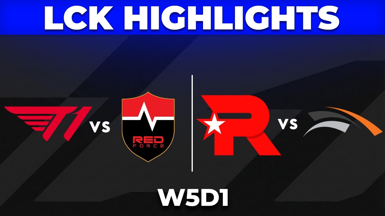LCK Higlights ALL GAMES W5D1 | LCK 2026 Rounds 1-2 by Onivia background