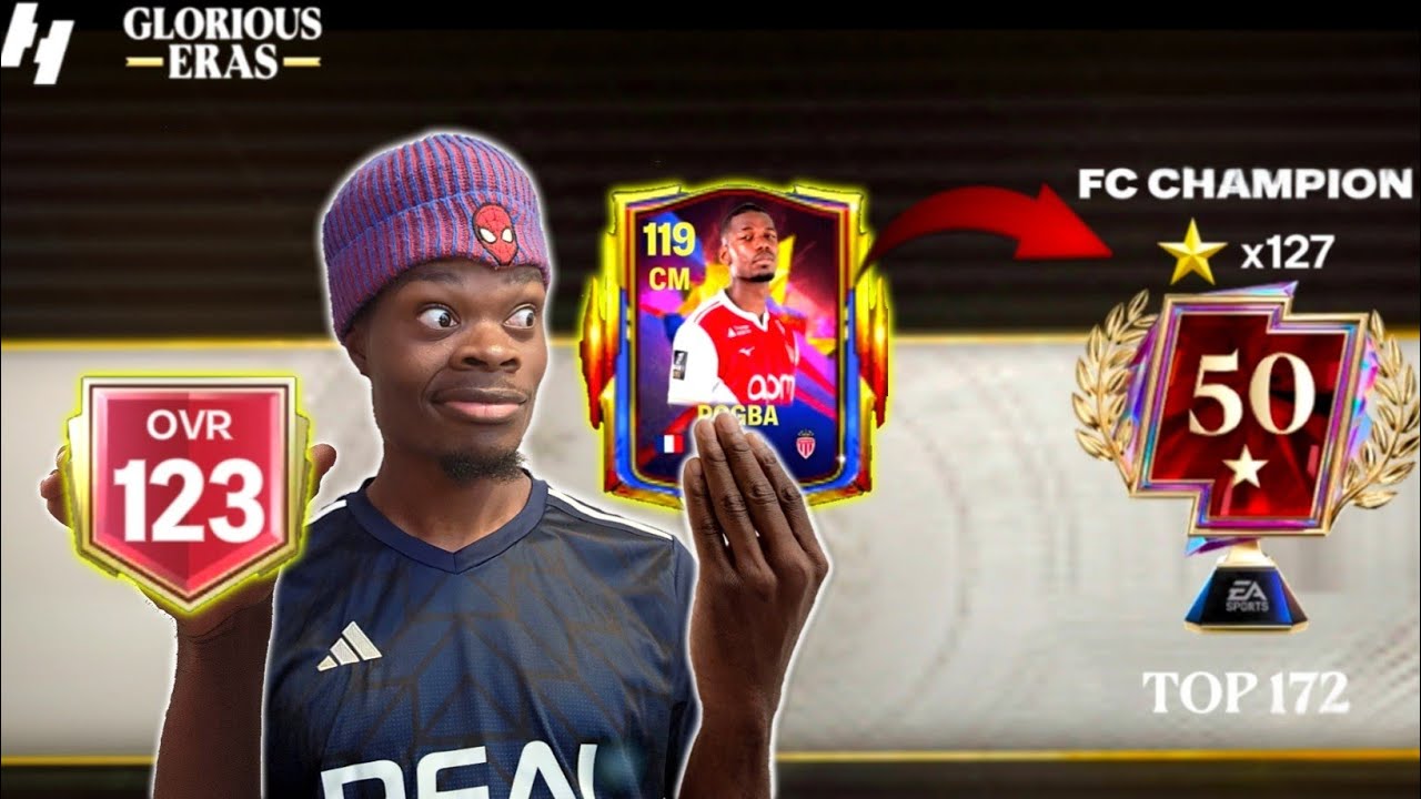 Intense Top level Gameplay with (4-2-3-1) Narrow🔥Grinding over 100 Stars - FC MOBILE background