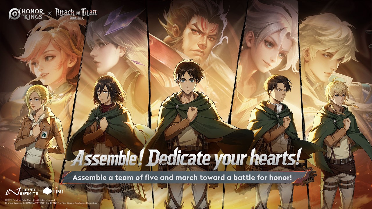 CG | Honor of Kings × Attack on Titan