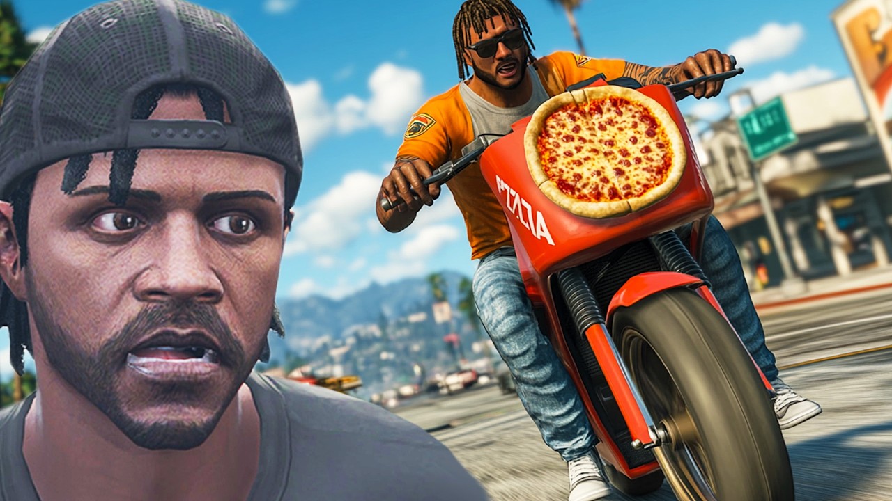 I'm the worst pizza delivery guy ever... | GTA 5 THUG LIFE #562 background