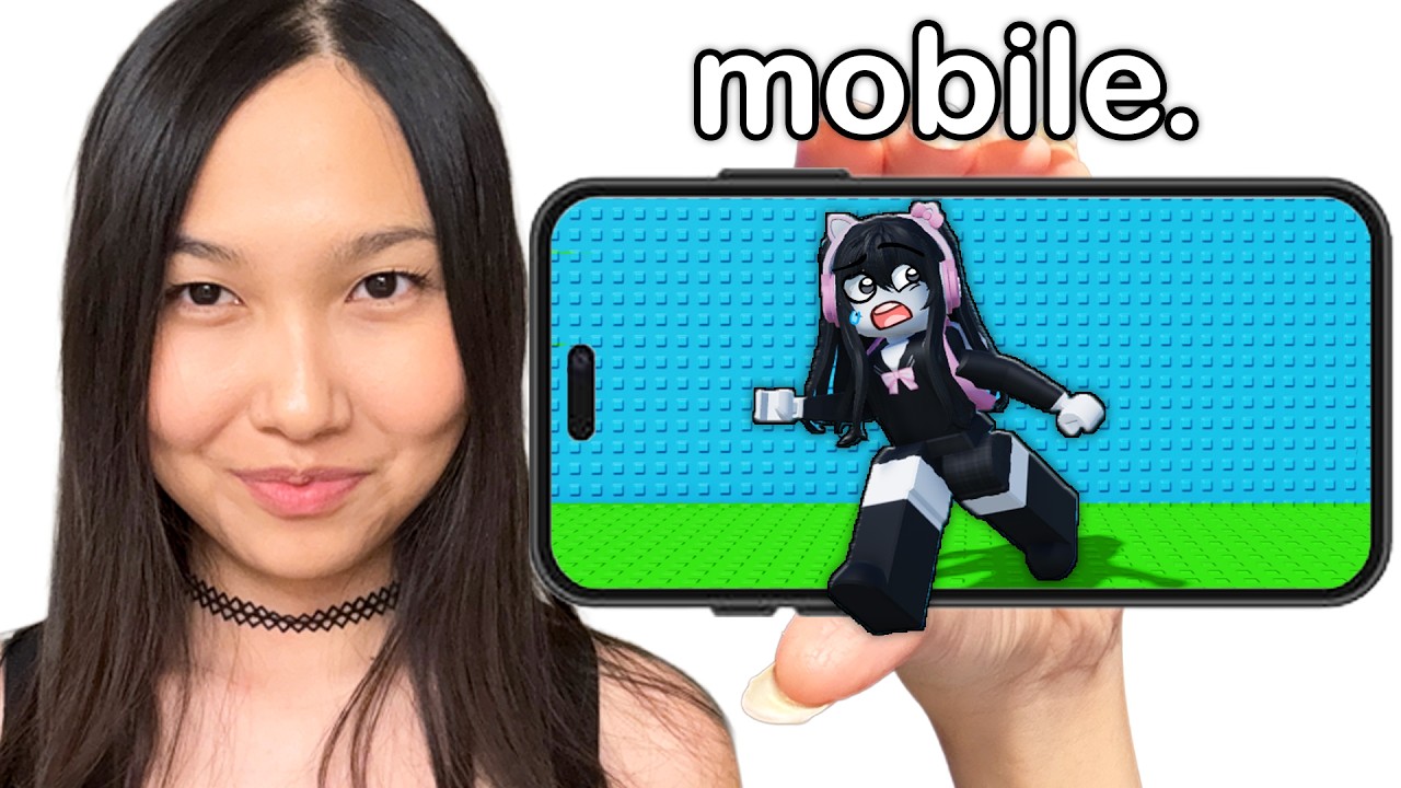 I Played Roblox on MOBILE for 24 HOURS... background