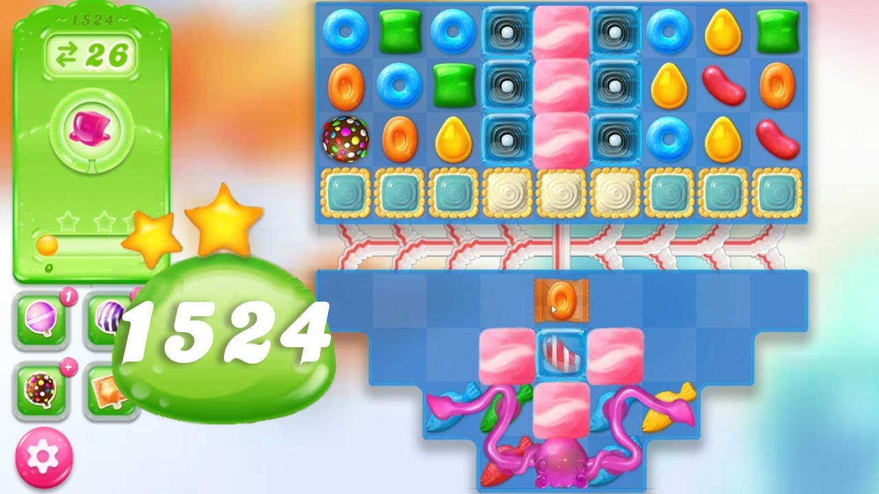 Candy Crush Jelly Saga Level 1524 || 2 Stars ๐๐