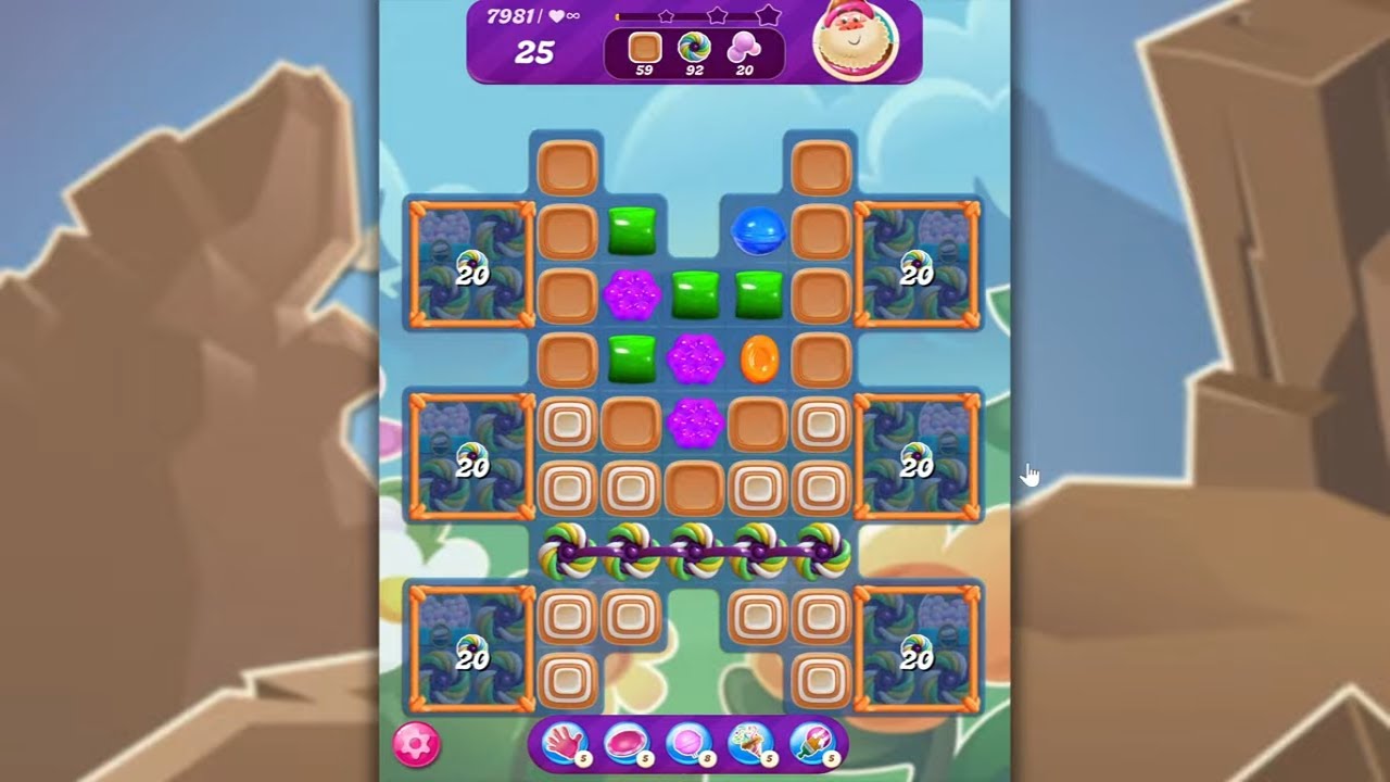 Candy Crush Saga LEVEL 7981 NO BOOSTERS (new version)🐟☑️