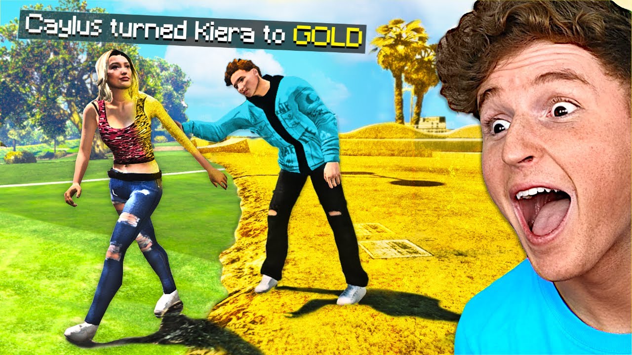 GTA 5 But Everything I Touch Turns GOLD! background