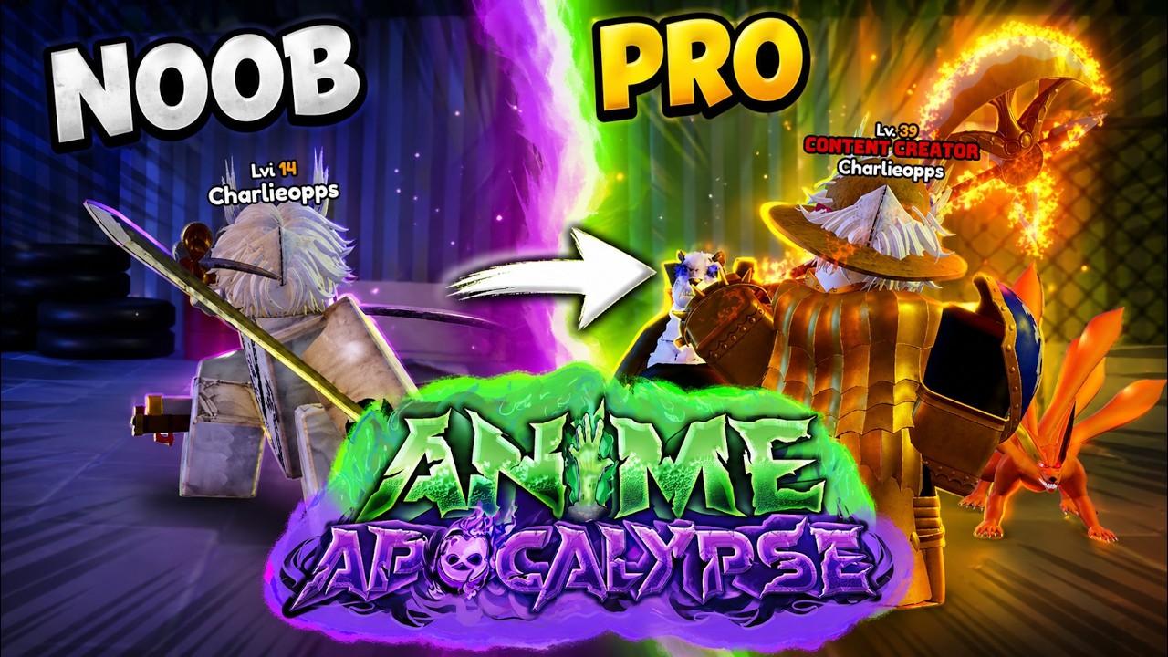I Went From NOOB To PRO in Roblox Anime Apocalypse...