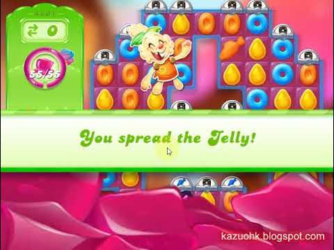 Candy Crush Jelly Saga Level 4801 ( 0 boosters , Walkthrough Gameplay )