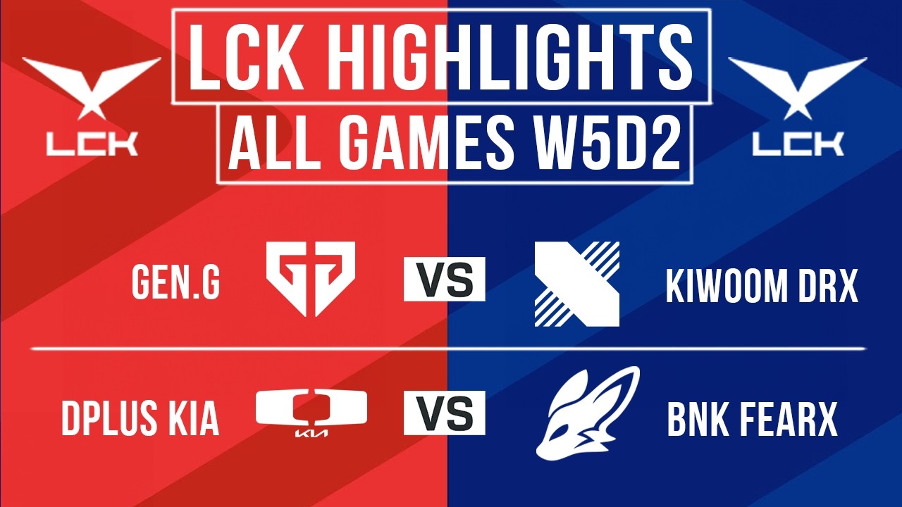 LCK Highlights ALL GAMES Week 5 Day 2 | LCK 2026 background