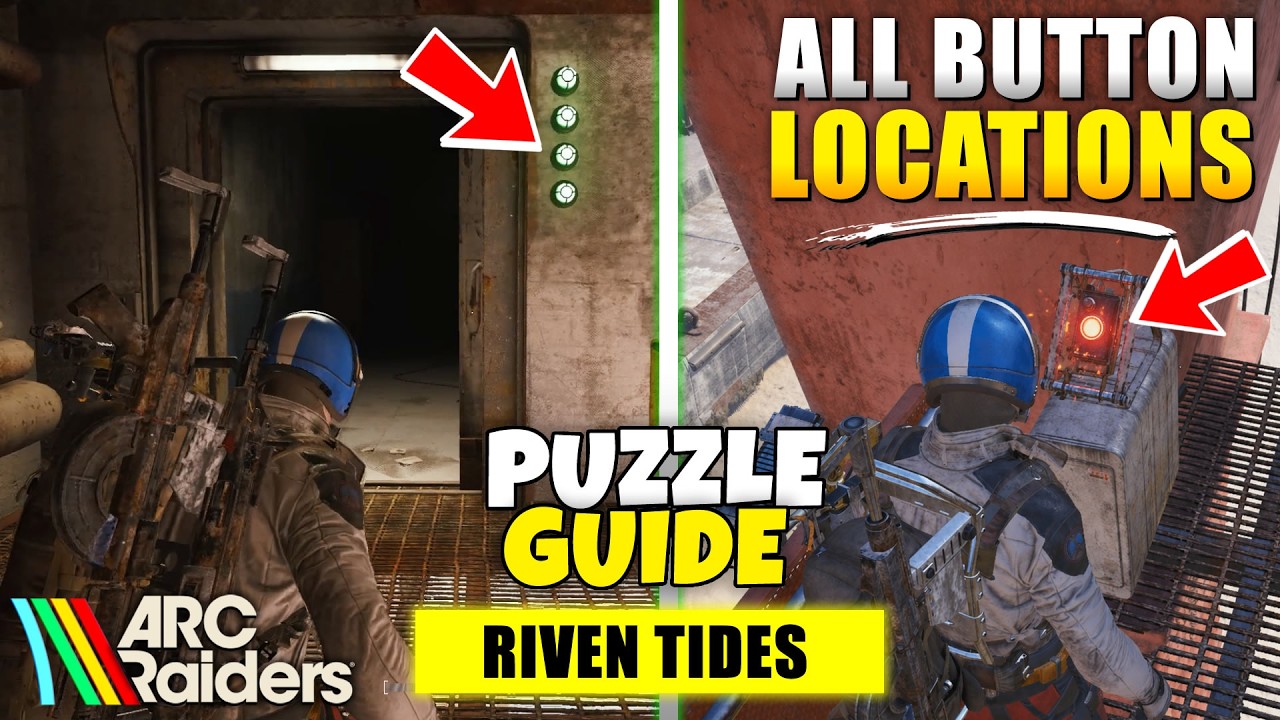 ARC Raiders Riven Tides All Red Button Locations Puzzle Guide (Unlock Secret Rooms in Stacking Yard)