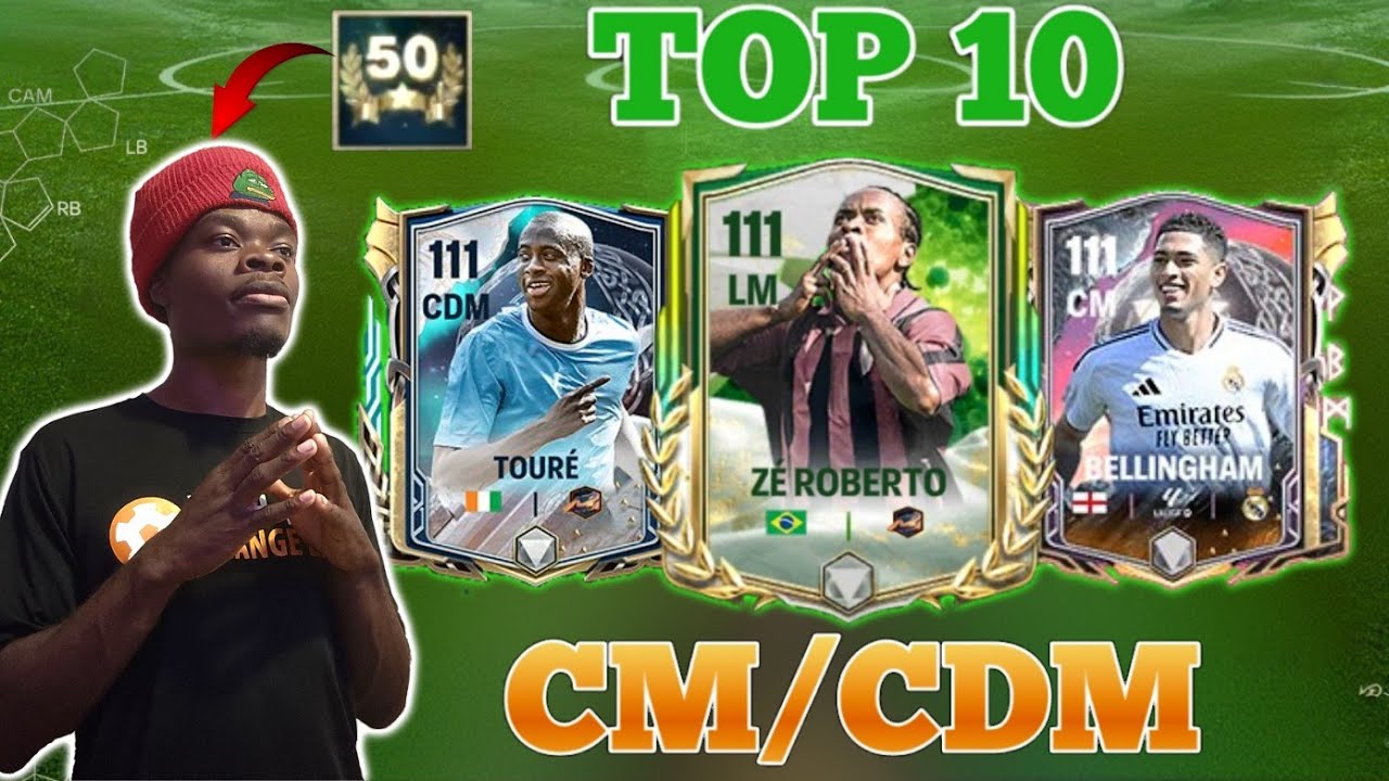 Top 10 Midfielders (CM/CDM) for H2H after Grassroots Greats Update! || Top 50 h2h player - FC MOBILE
