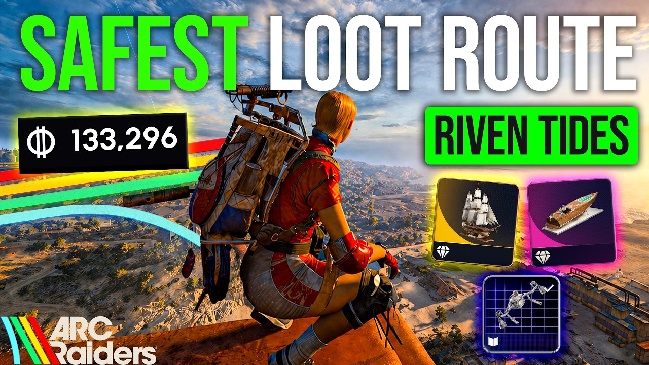 The BEST PvE Riven Tides Loot Route in ARC Raiders! New Blueprints & 133k+ Coins!