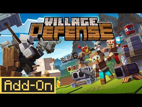 VILLAGE DEFENSE ADDON – Full Breakdown of Enemies, Bosses & Defenses! background