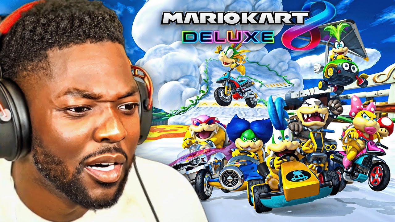 WE GOT ALL OF RDC ON MARIO KART & IT WAS COMPLETE CHAOS background