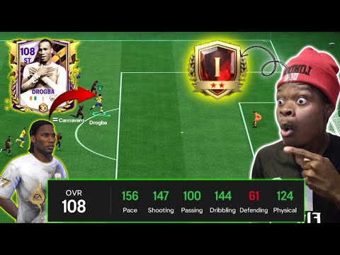 Grinding to FC Champion I🏆 || 108 Max ranked Didier Drogba is Very Much Broken!😭 - FC Mobile background