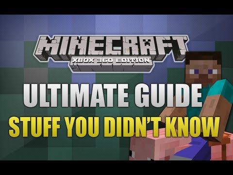 Minecraft Xbox 360 - Ultimate Guide | Tips Tricks | Tutorials | Stuff You Didn't Know background