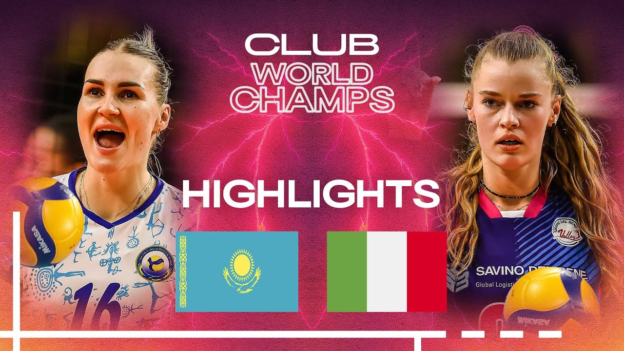 Zhetysu 🇰🇿 vs. Scandicci 🇮🇹 - Pool Play | Club World Championships 2025 | Highlights background