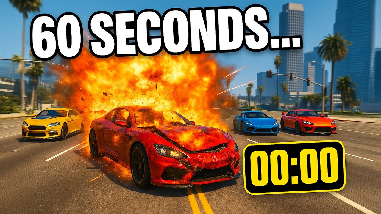 GTA 5 BUT MY CAR EXPLODES EVERY 60 SECONDS! | GTA 5 THUG LIFE #597 background