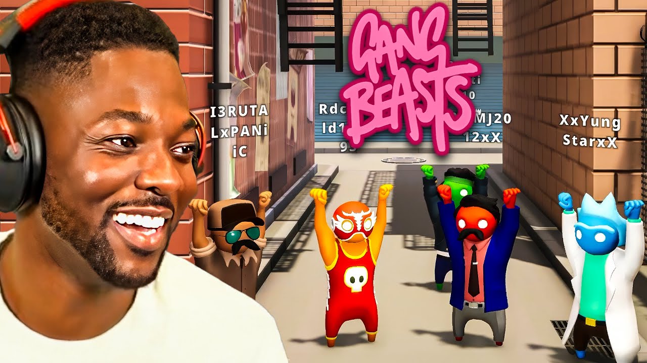 THEY'RE OUT HERE PLOTTING AND SCHEMING (Gang Beasts) background