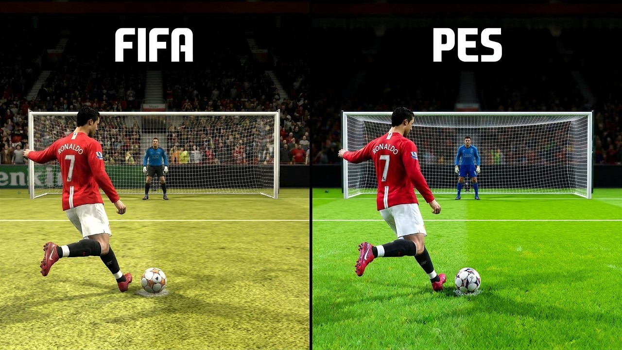 Scoring 1 Ronaldo Penalty in Every Game (FIFA vs PES)
