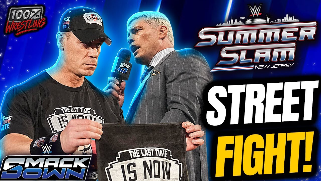 ¡OFICIAL! CODY RHODES vs JOHN CENA será un STREET FIGHT en SUMMERSLAM 2025