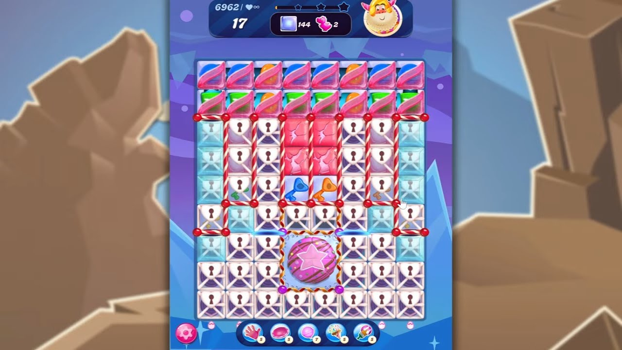 Candy Crush Saga LEVEL 6962 NO BOOSTERS (new version)🐟☑️