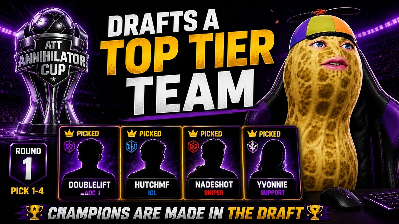 The Burnt Peanut Drafts Top Tier Squad for Att Annihilator Cup Tournament