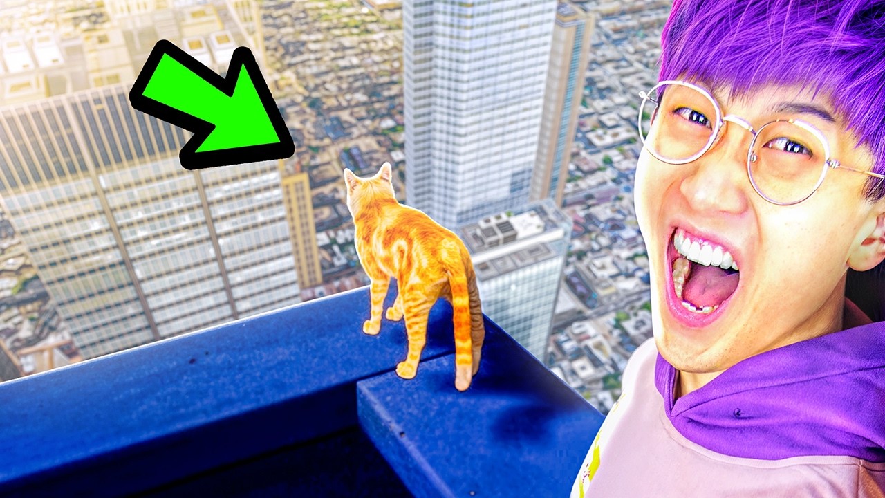 LANKYBOX GOT A CAT IN REAL LIFE!? (Only Way Is Down Full Gameplay!) background