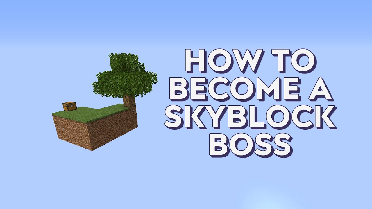 20 Tips and Tricks to help you in Skyblock background