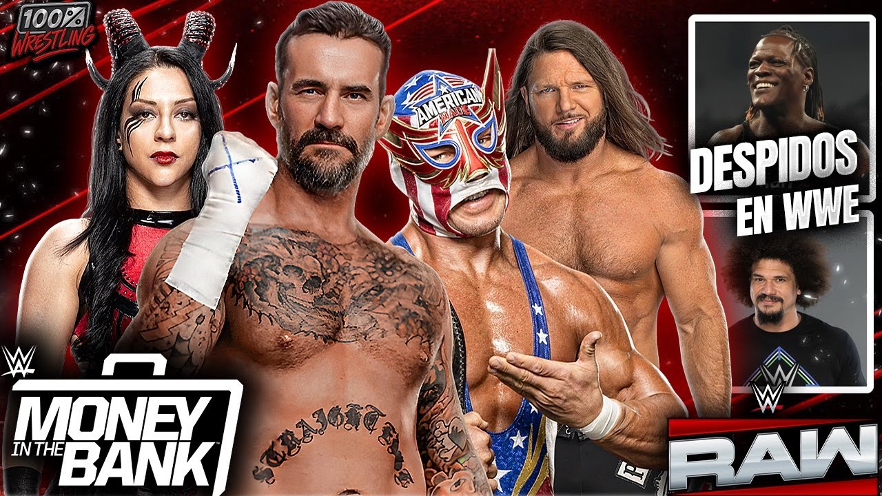 WWE RAW EN VIVO: Despidos Impactantes, Stephanie Vaquer al MITB y Punk vs AJ vs El Grande Americano background