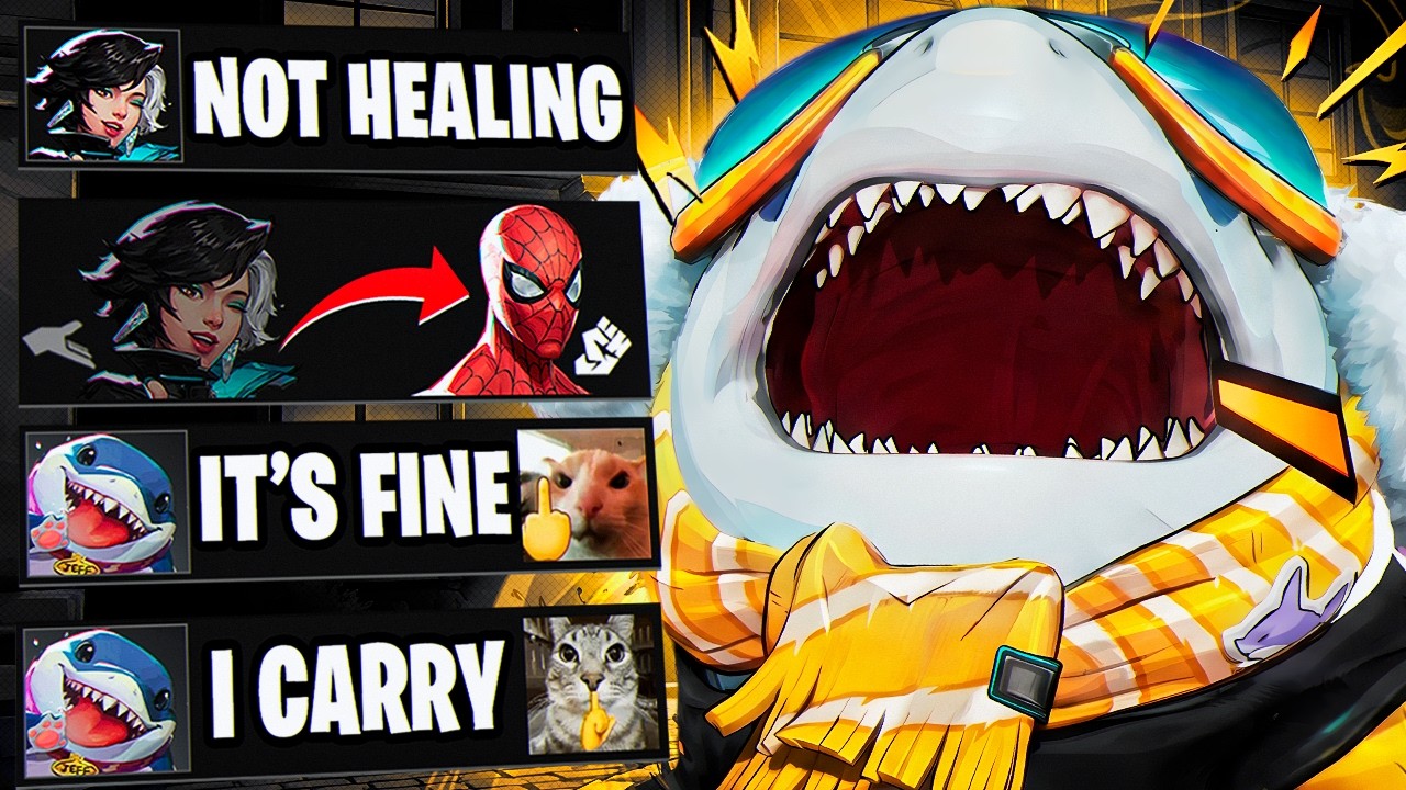 TOXIC Luna Leaves Me Solo Support... So I CARRY (Marvel Rivals)