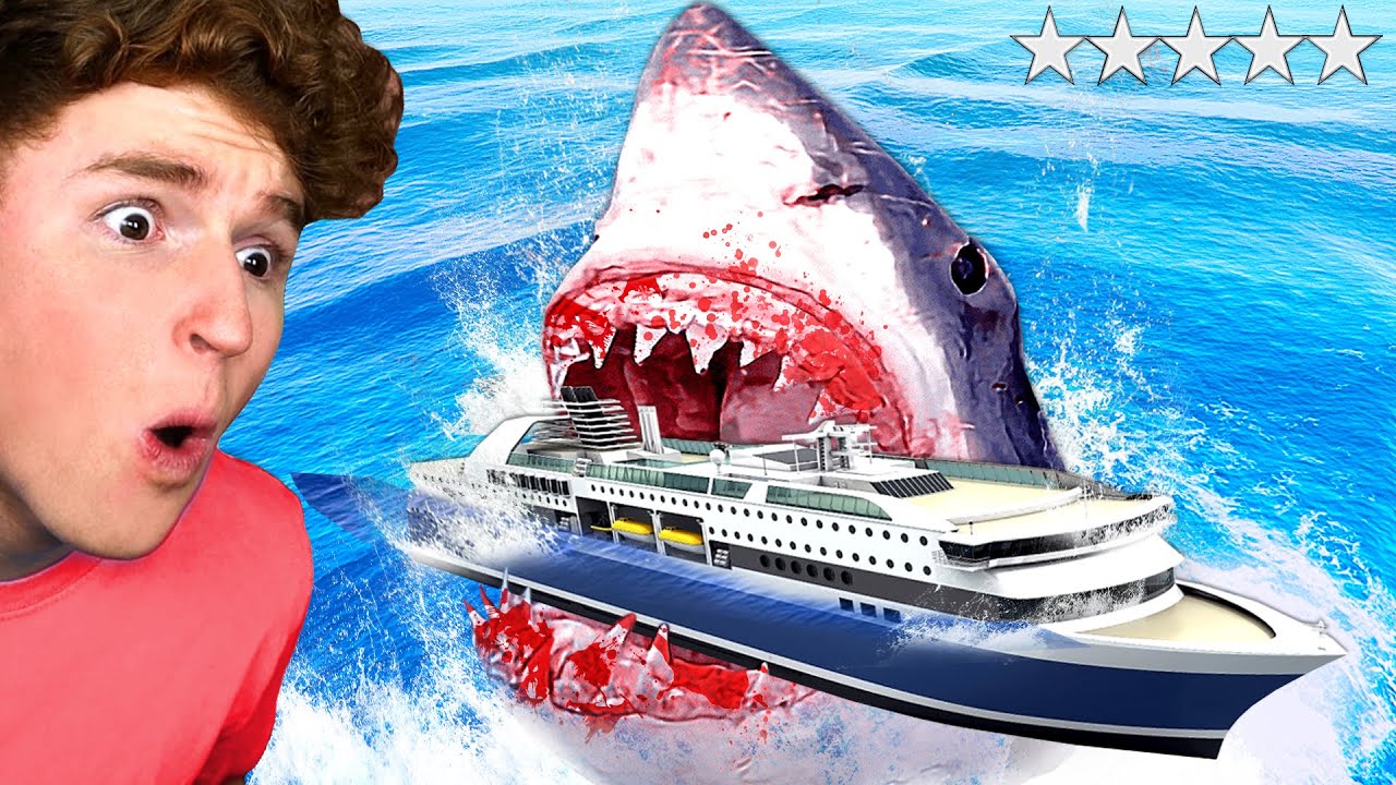 Worlds BIGGEST SHARK ATTACK In GTA 5! (Mods) background