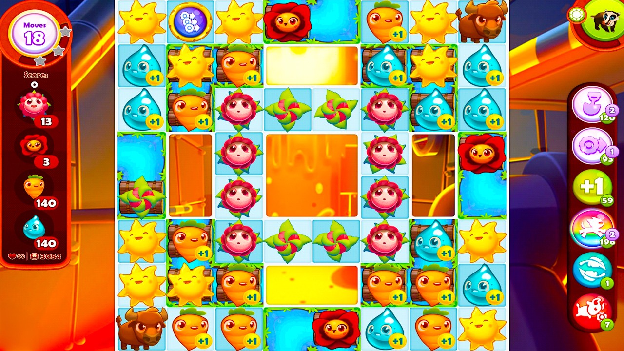 BEATING HARD LEVELS (3084-3093)! - Farm Heroes Saga background