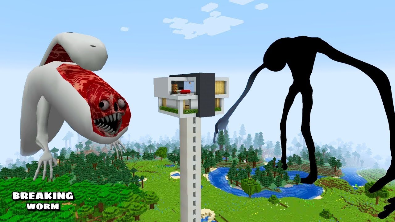 SURVIVING FROM BRIDGE WORM AND BREAKING NEWS COMBO in Minecraft - Gameplay #minecraft