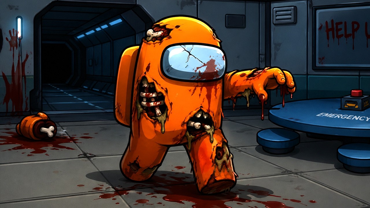 ZUMBI: É IMPOSSÍVEL EXPULSAR ESSE IMPOSTOR no AMONG US MOD! background