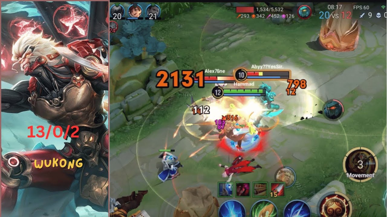 Epic Honor of Kings Wukong Gameplay Montage | Best Plays and Highlights background