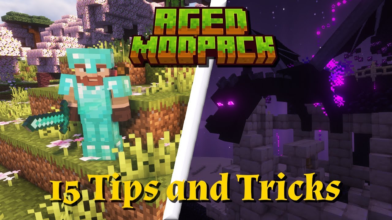 15 Tips and Tricks for the Aged Modpack! background