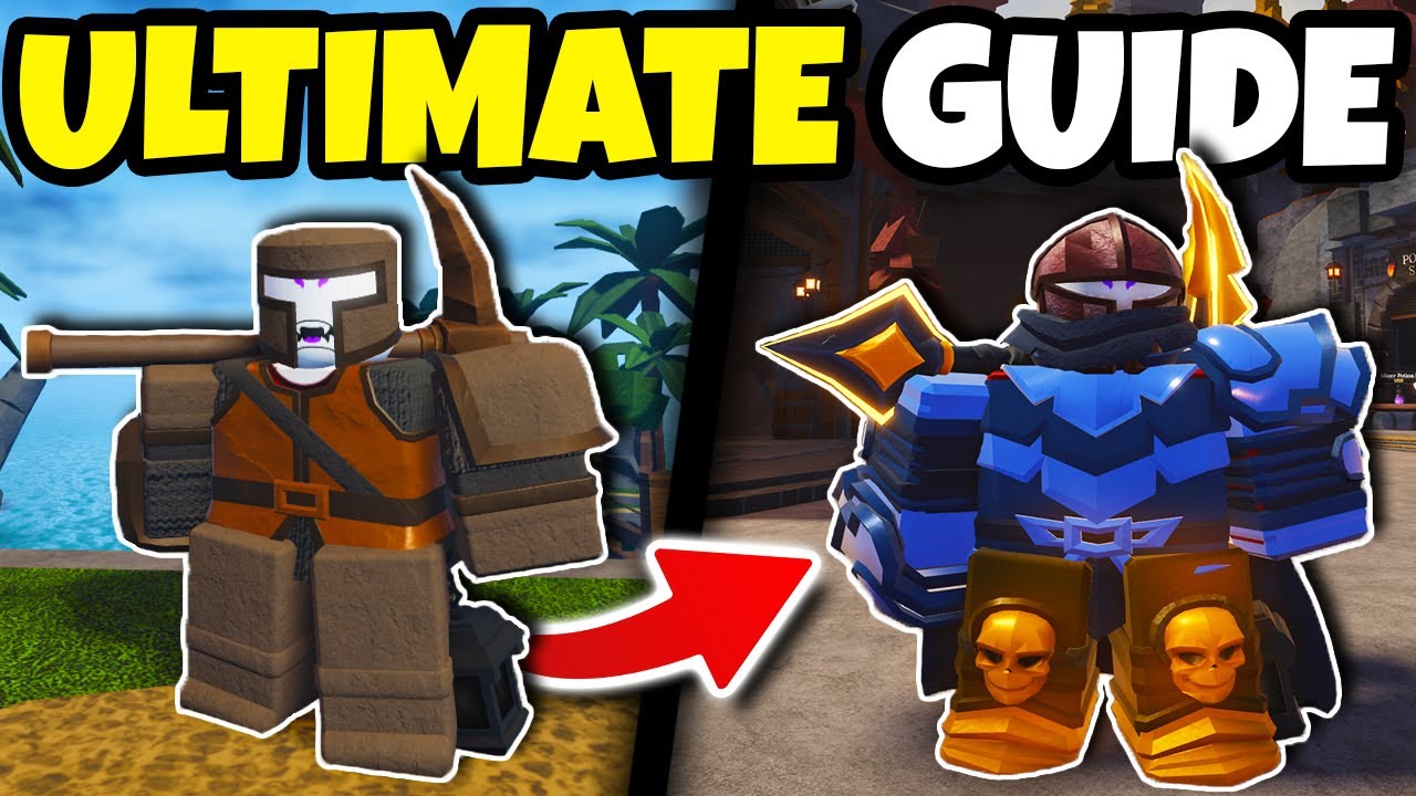 The ULTIMATE STARTER GUIDE For The Forge Roblox! background