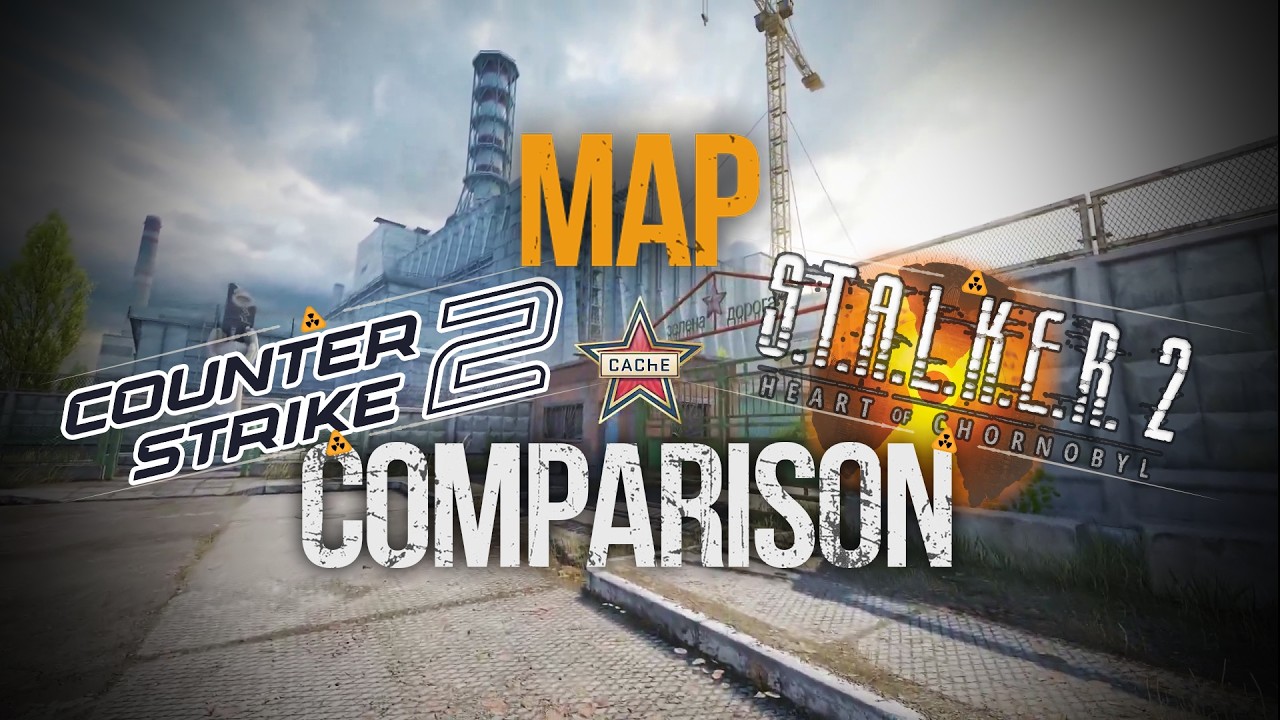 Counter-Strike 2 de_cache map & S.T.A.L.K.E.R. 2: Heart of Chornobyl Comparison