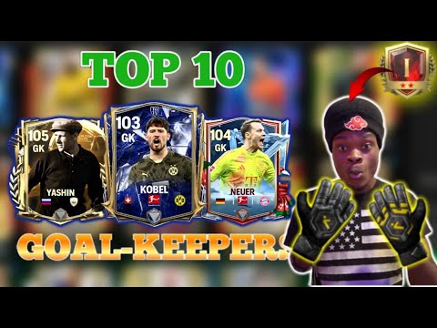 Top 10 Goal-Keepers (GK) for H2H after TOTY Update - FC MOBILE background